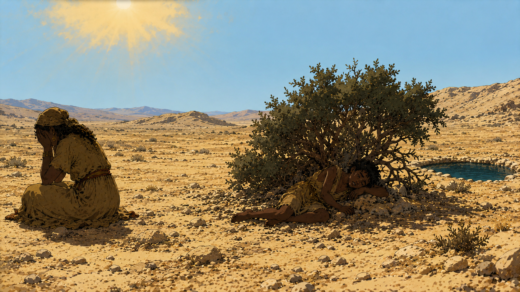 Hagar and Ishmael in the Wilderness